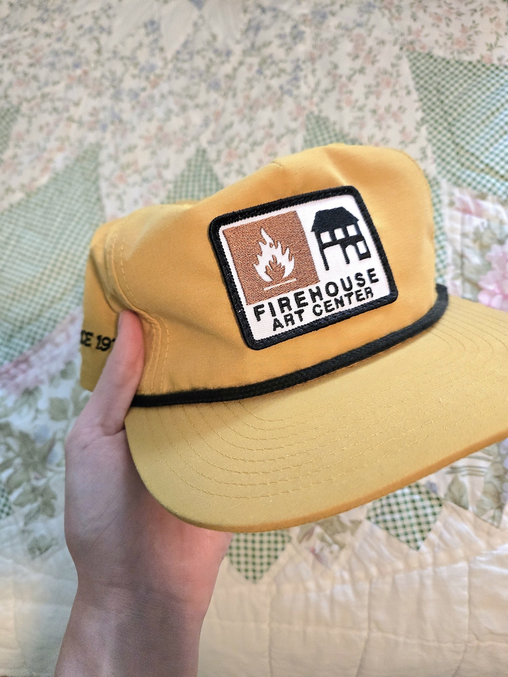 Firehouse Art Center Mustard Yellow Cap
